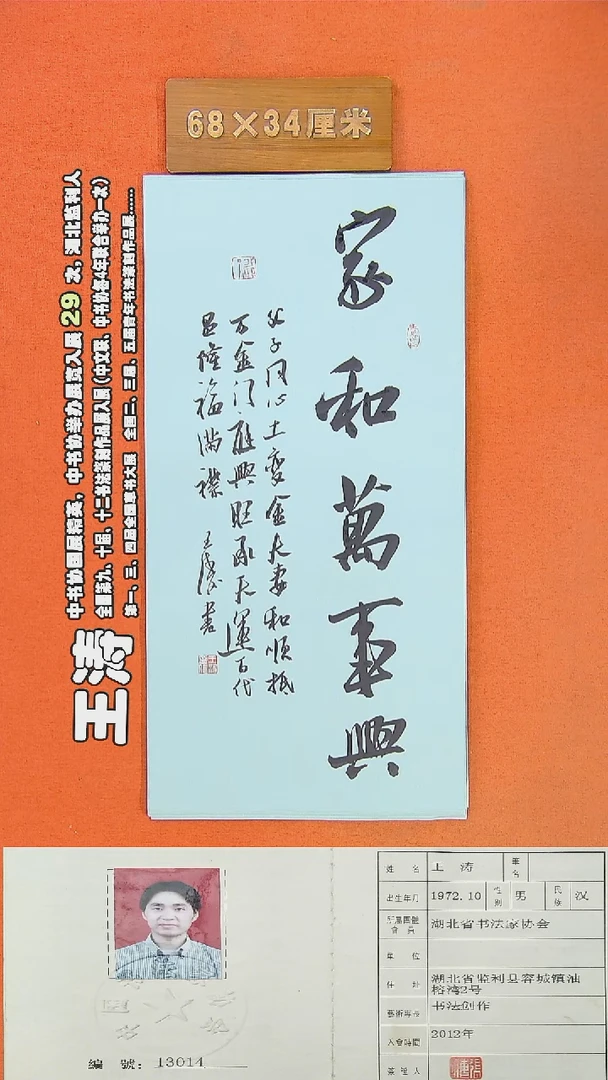 书法128R王涛书法作品