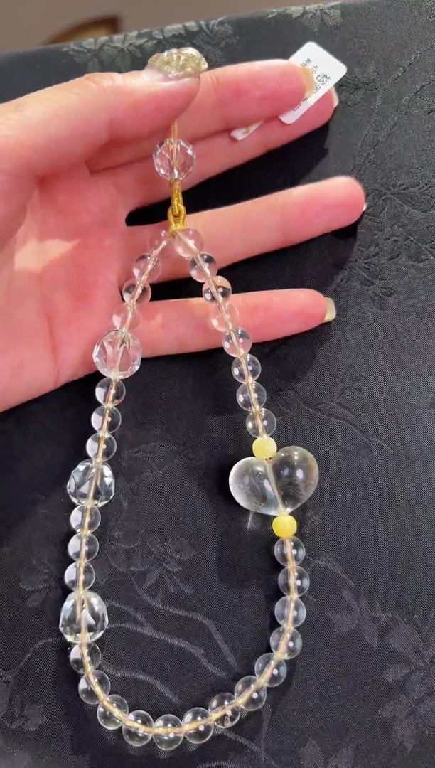 未镶嵌车挂水晶水晶手机链