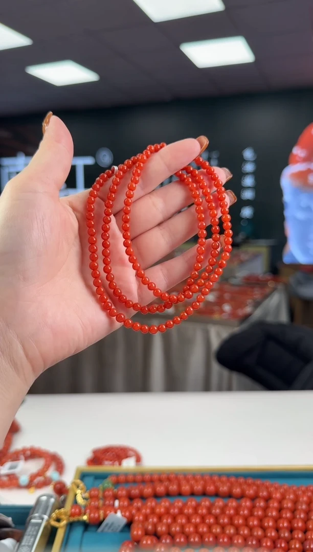 未镶嵌珠串南红玛瑙多样发其一/4/HS05312200660