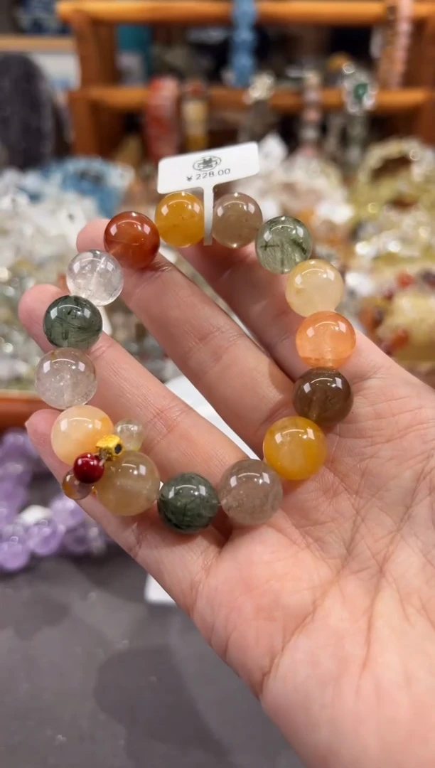 【闪购商品】水晶手链合金定制款 安然