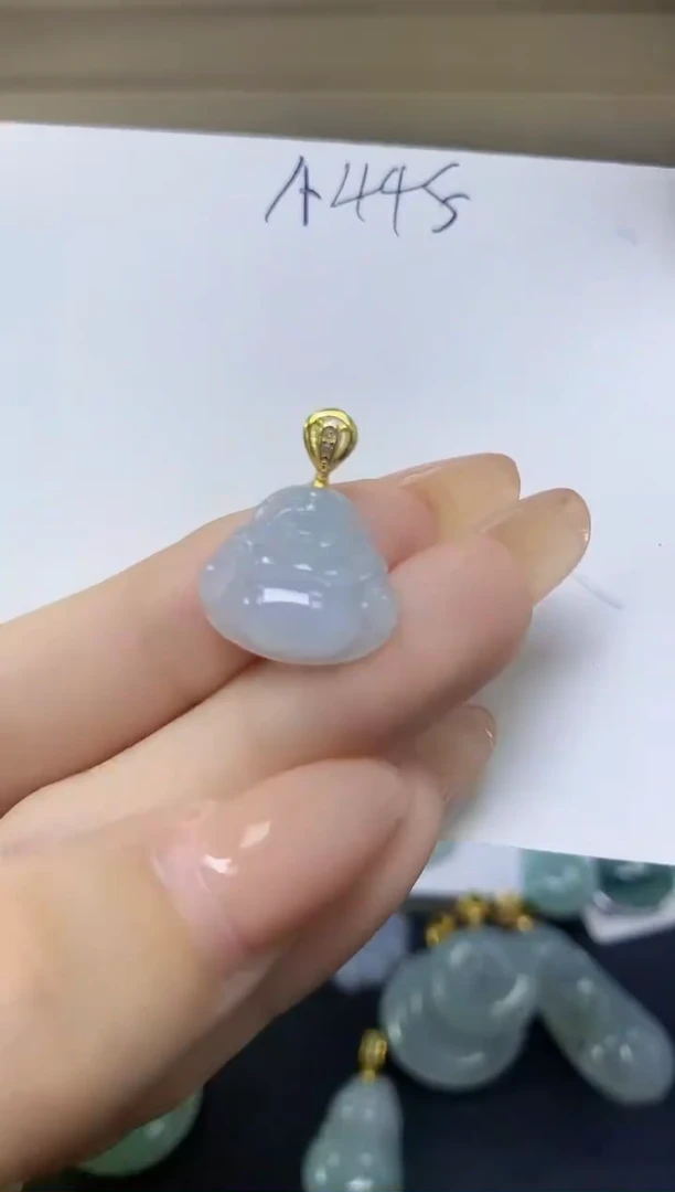 颈饰未镶嵌翡翠天然缅甸A货翡翠百元以上9元证书费自理