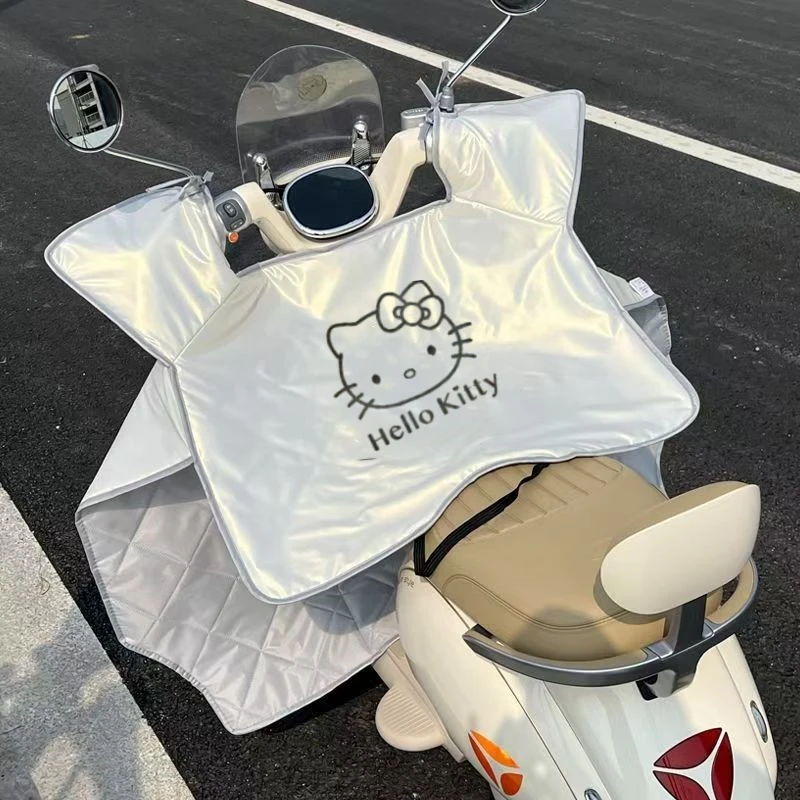 2025电动车夏季挡风被防晒薄款防水雨罩雅迪爱玛电瓶车通用新款