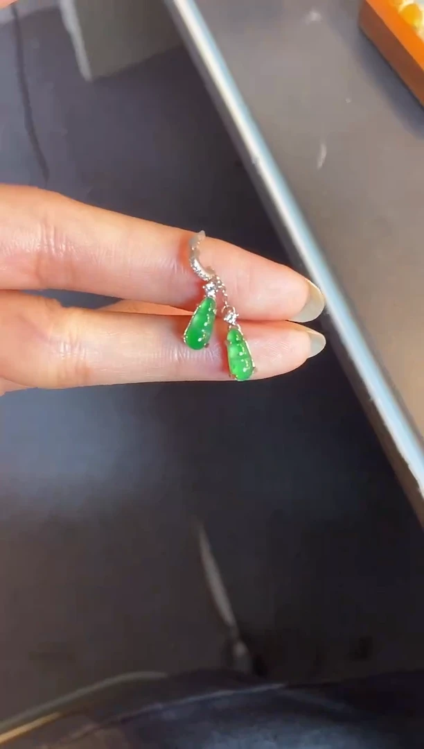 吊坠(不含链)银S925镶嵌翡翠1
