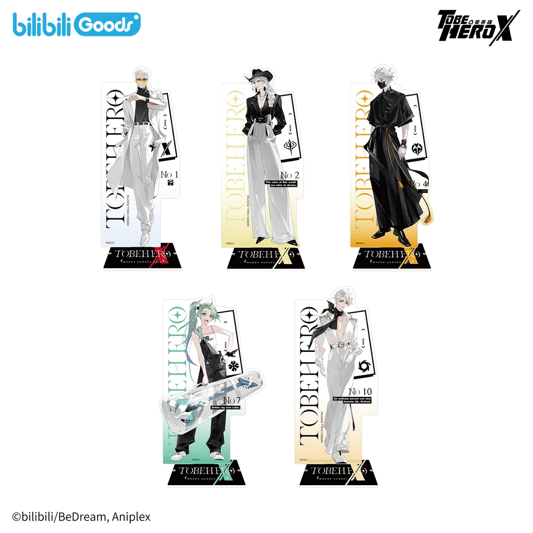 【现货】bilibiliGoods 《凸变英雄X》动画 HERO SHOW系列 亚克力立牌