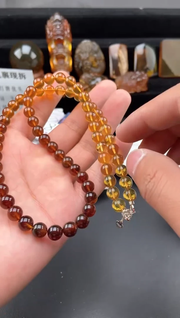 【闪购商品】琥珀手链未镶嵌彩虹妈妈链