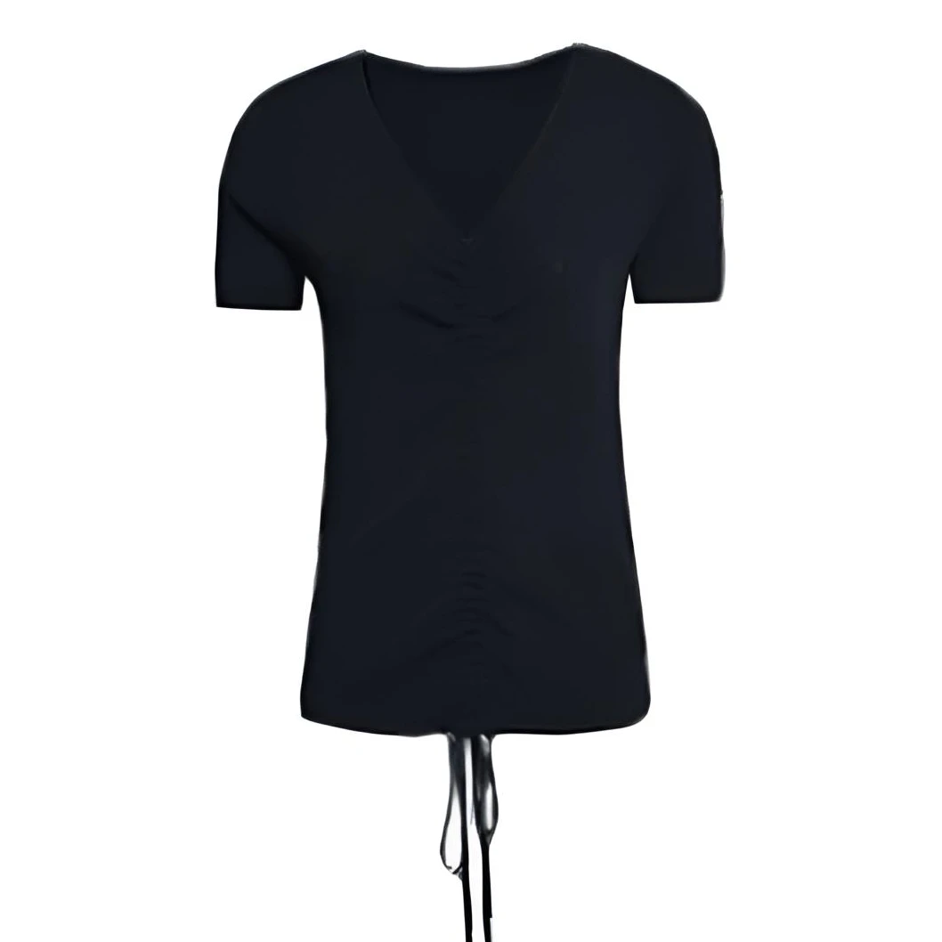 曼德诗设计款针织衫短袖T恤710125-92528