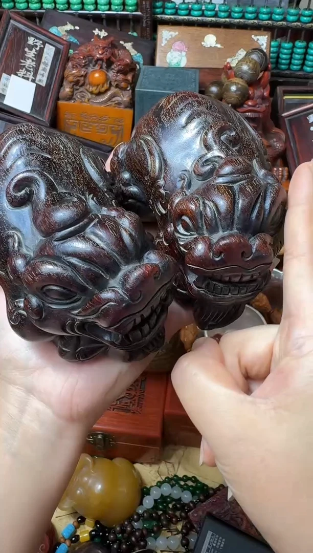 牛骨摆件主播推荐：一物一拍，讲解为准！