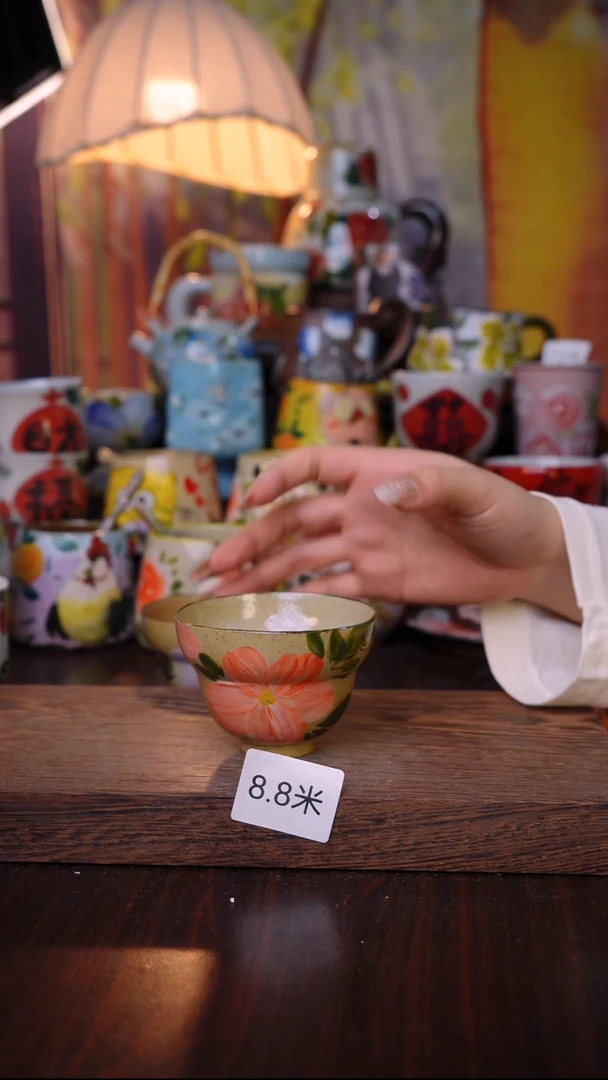 杯子泥垚手作 景德镇手工手绘陶瓷器物