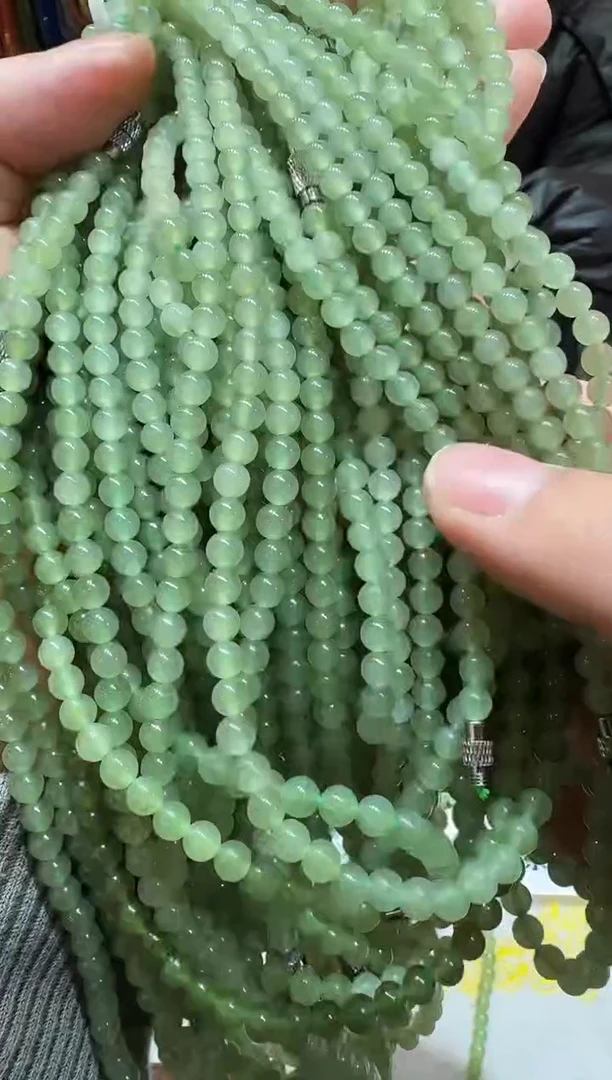 项链合金和田玉和田玉项链约5mm多样性发其一