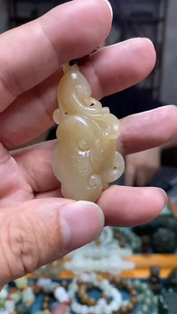 和田玉未镶嵌颈饰109