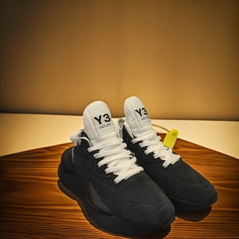 Y3GZCLSW网红爆款铁灰黑潮鞋厚底时尚休闲百搭男女同款运动老爹鞋