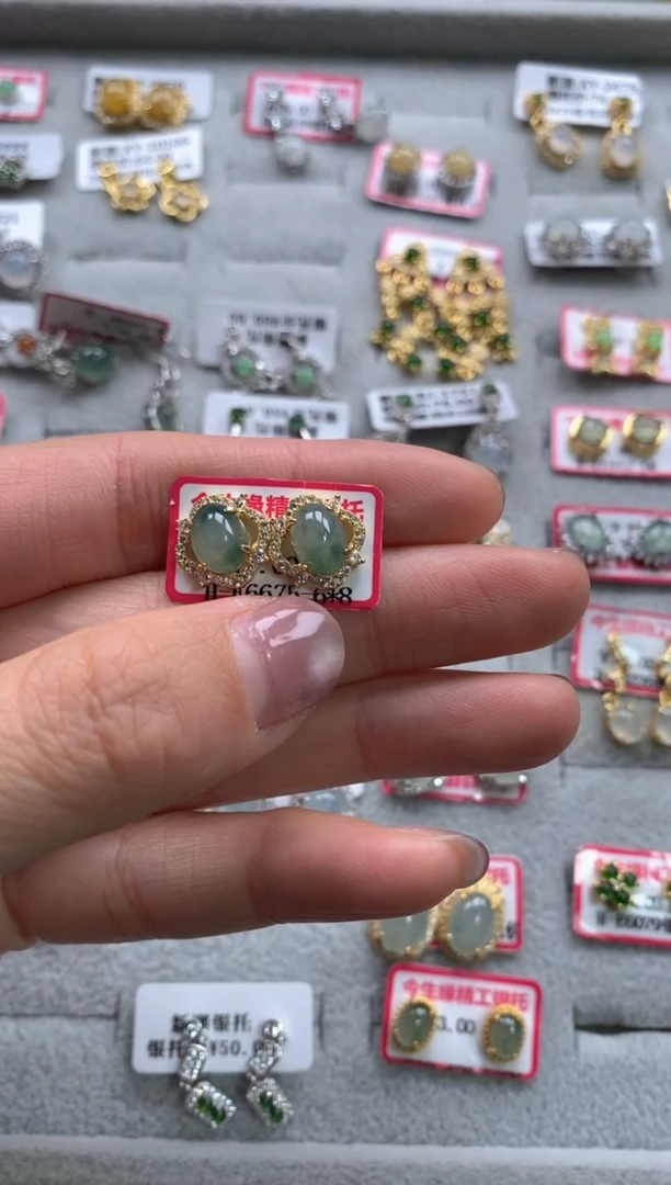 【闪购商品】翡翠戒指银S925镶嵌11111--1