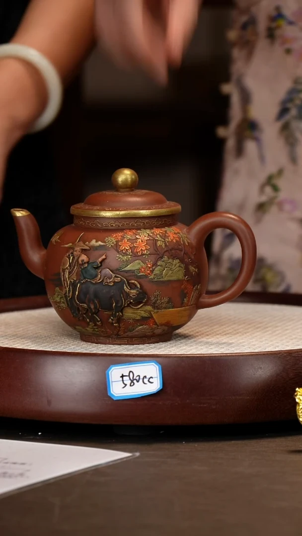 茶壶紫砂【邵仲和】老段泥老宫灯   580CC