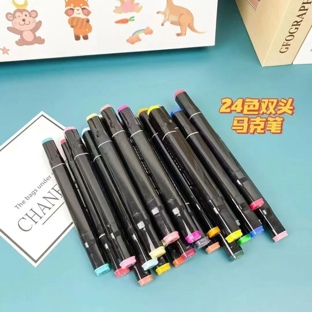 油性马克笔全套双头速干水彩笔绘画套组
