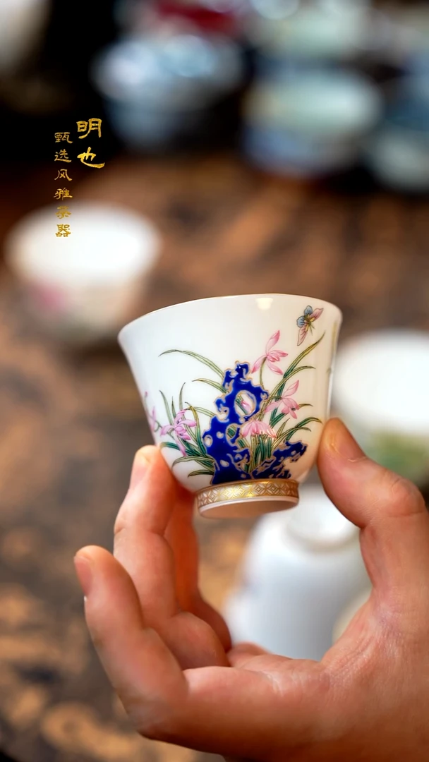 【闪购商品】1明也茶器/ 十二花神杯一个