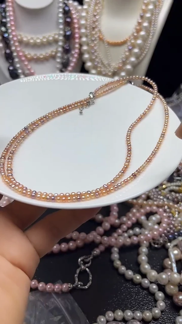 淡水珍珠未镶嵌颈饰人多人