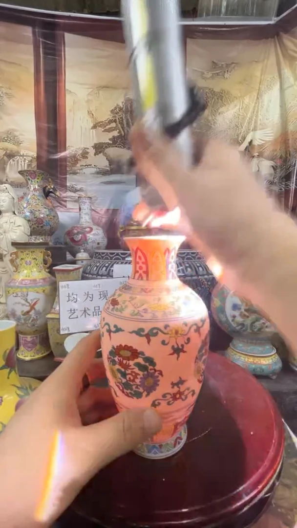 摆件现代陶瓷摆O