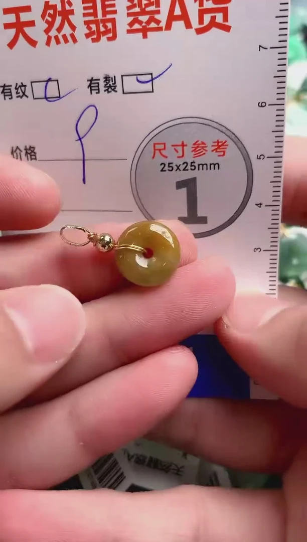 翡翠未镶嵌颈饰24002383