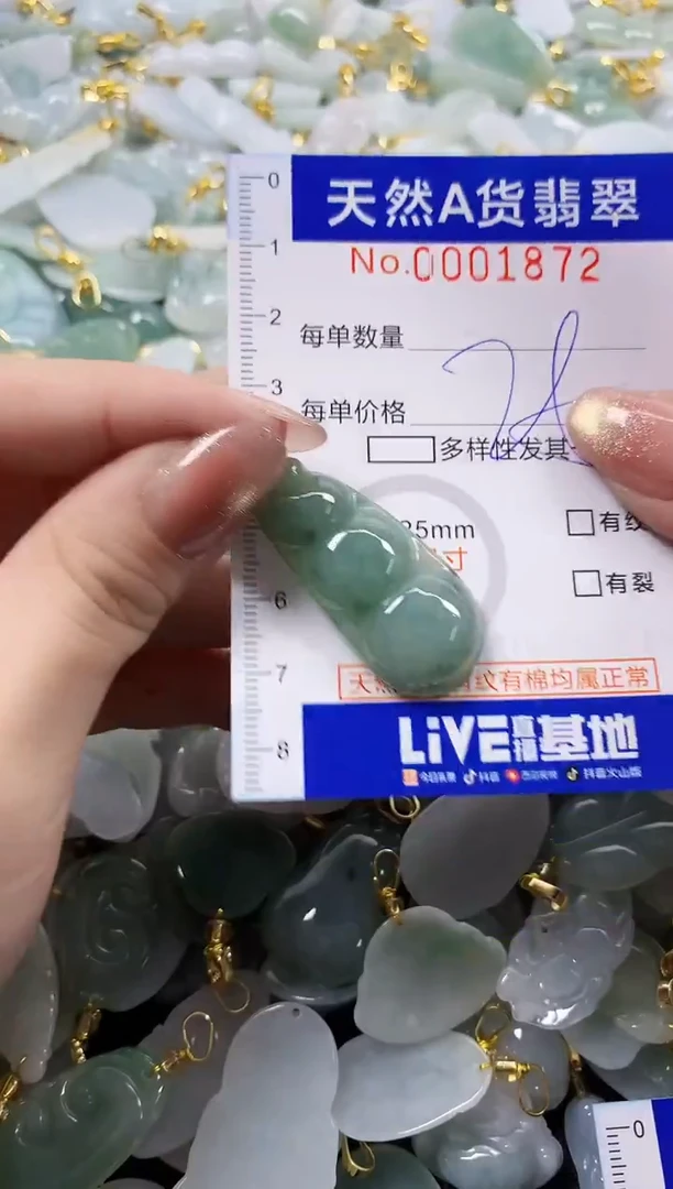 颈饰未镶嵌翡翠天然A货翡翠