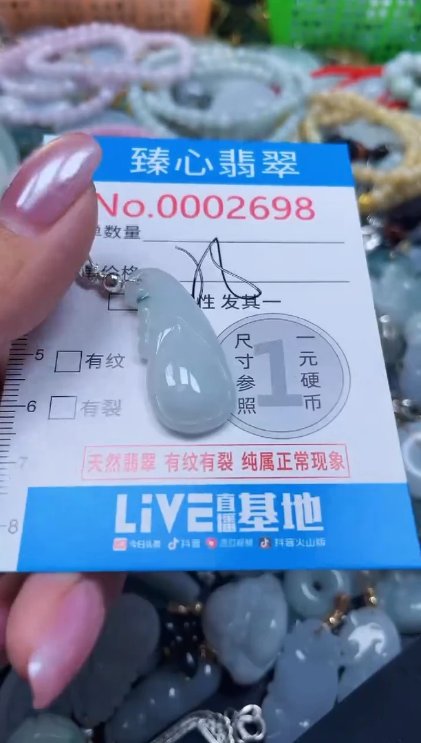 吊坠(不含链)未镶嵌翡翠2698