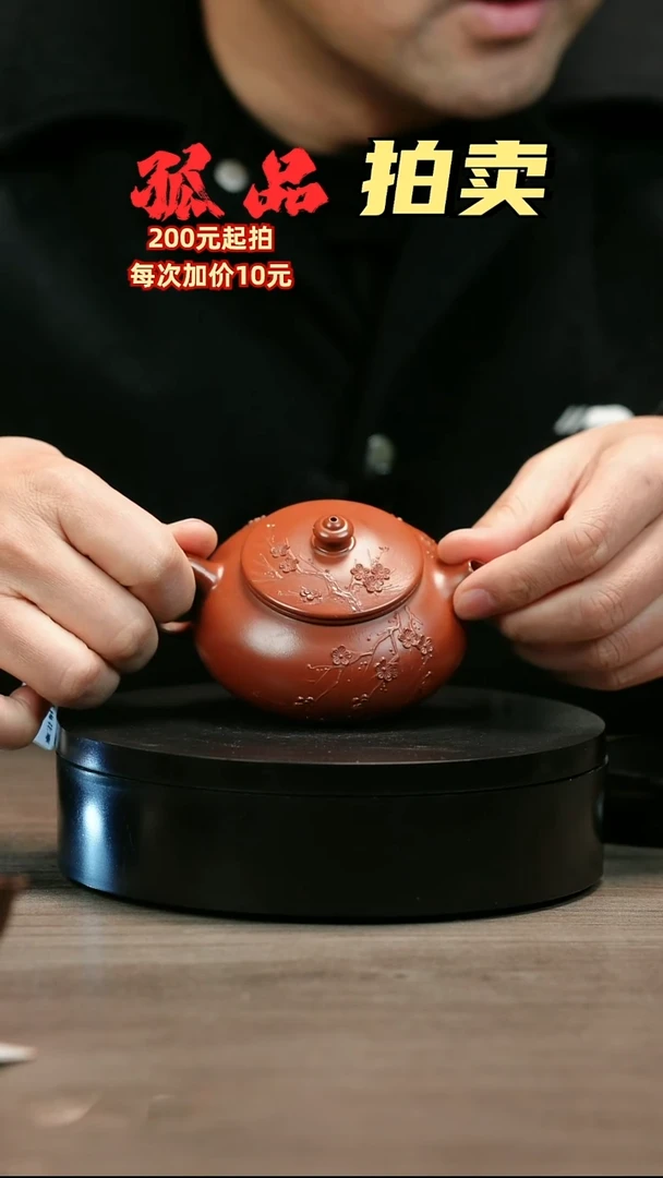 茶壶紫砂独*客H1506陈春芬梅花寒江