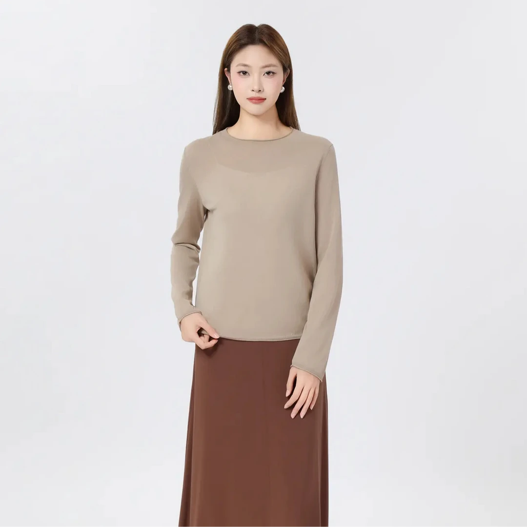 AMASS/阿玛施新款春夏时尚小众别致显高级长袖针织衫5399728百搭