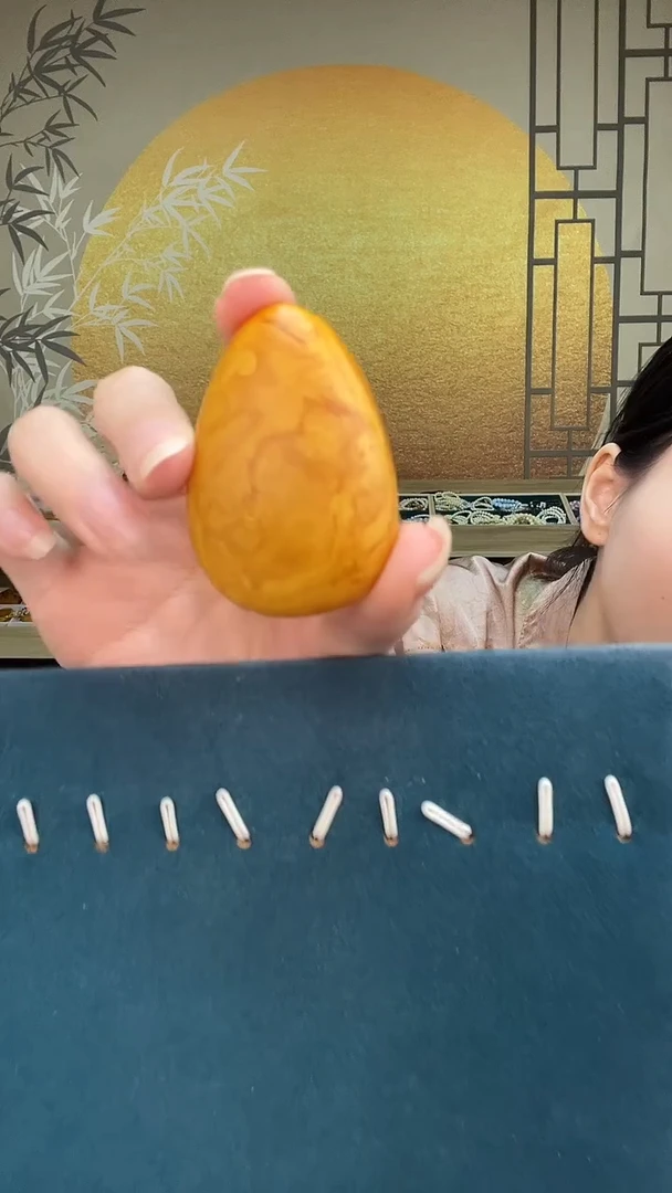 裸石琥珀未镶嵌A2595天然蜜蜡绑绳