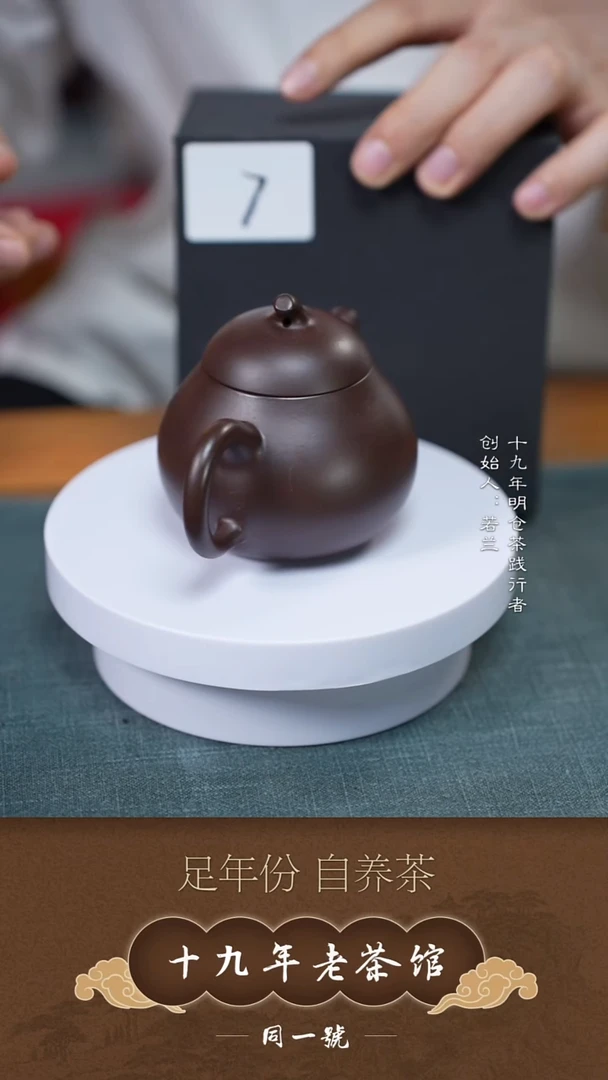 茶壶紫砂宜兴原矿紫砂壶7号