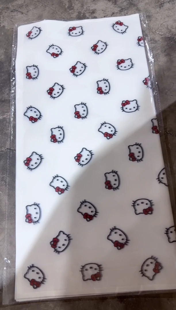 白色kt  包装纸 20张