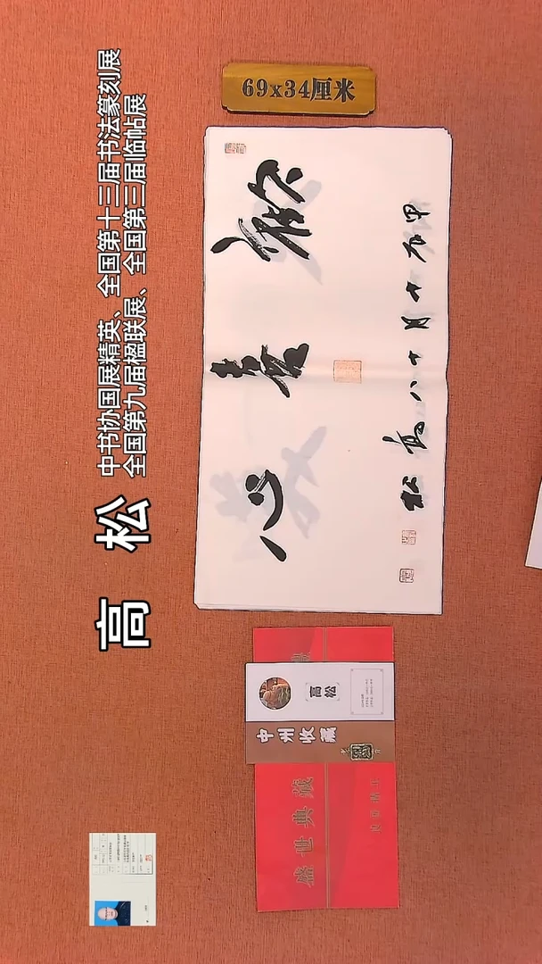 【闪购商品】书法87         高松老师作品