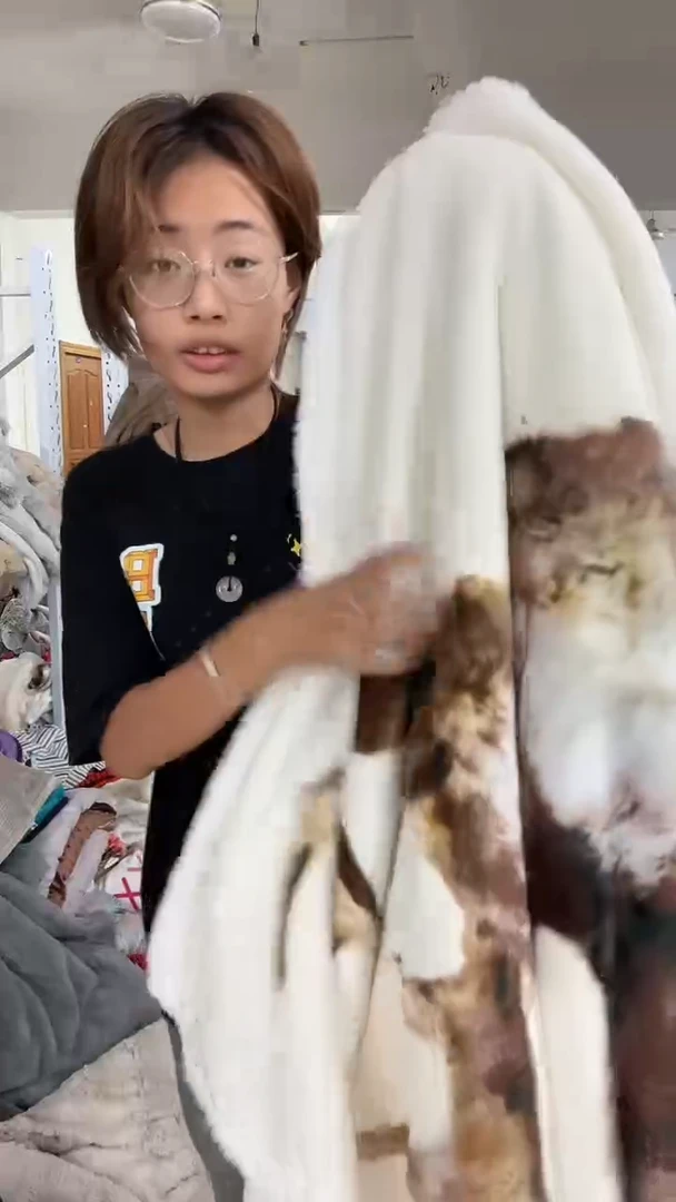 法兰绒027     瑕疵