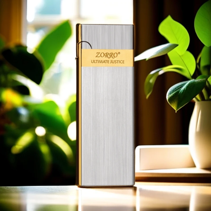 ZORRO佐罗【Z636-金】纯铜超薄直冲打火机男士原装复古个性创意-137