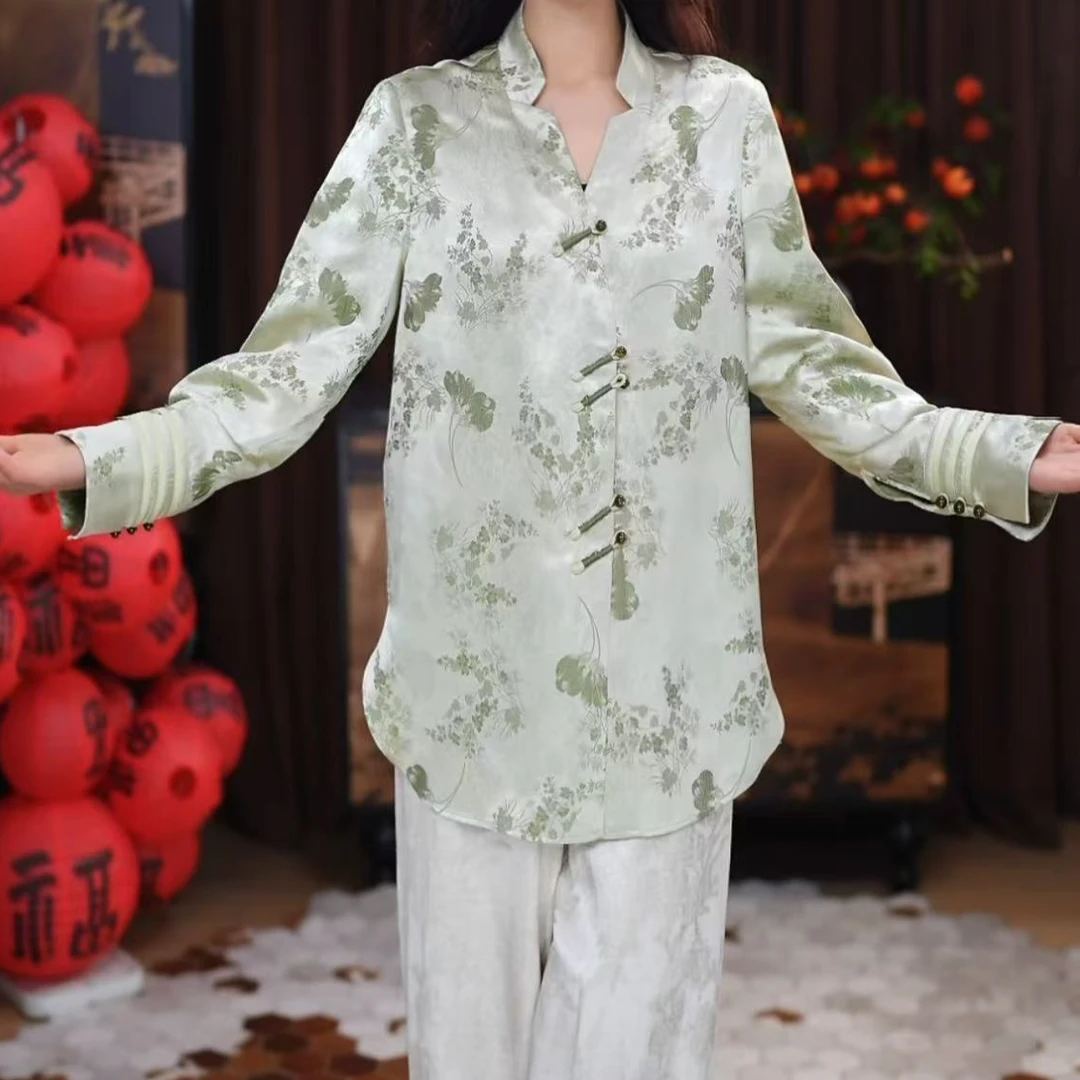 【云裳】新中式复古显瘦春秋宽松国风休闲时尚洋气百搭上衣