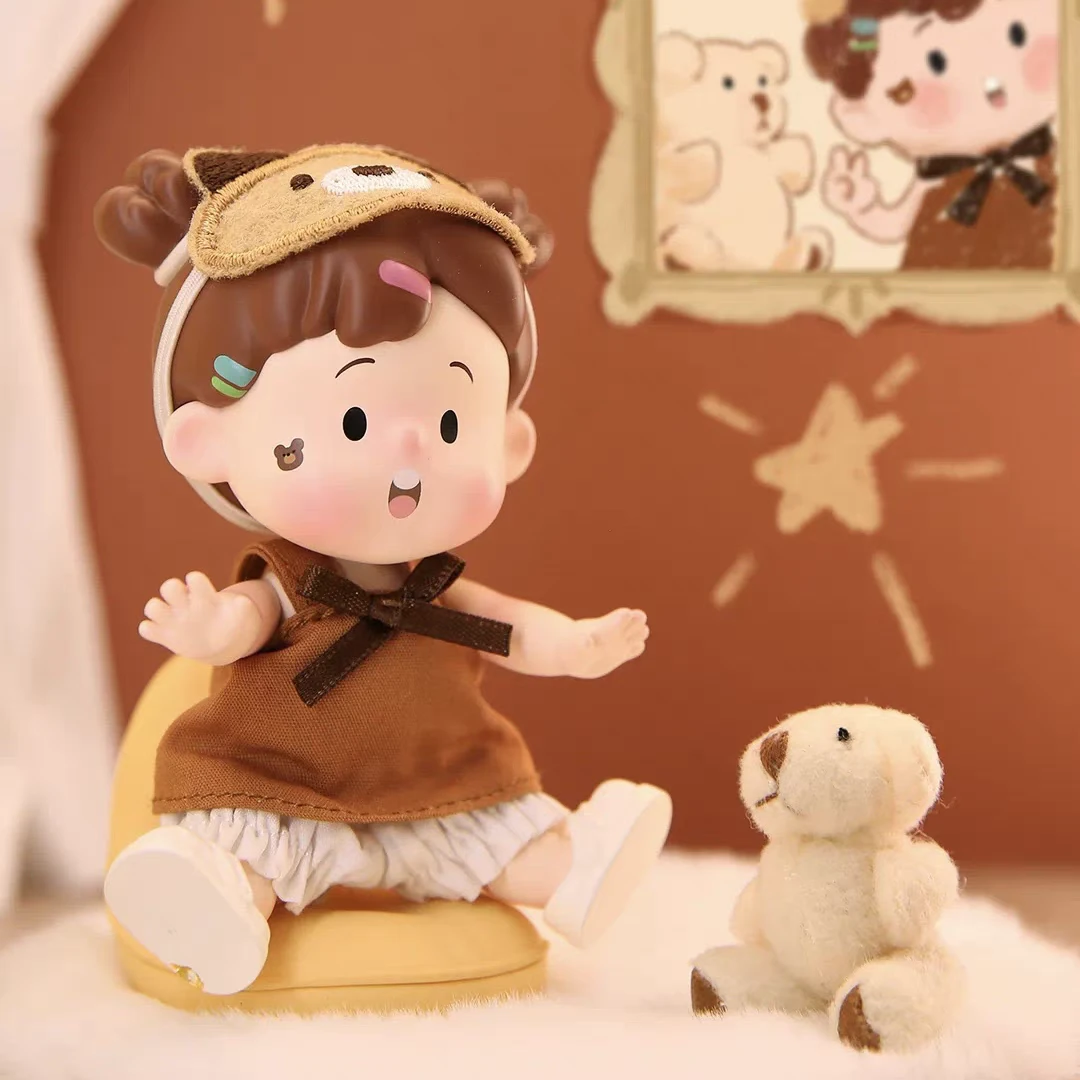 【拆盒】小花卷的百变衣橱可动关节人偶系列_潮玩盲盒摆件