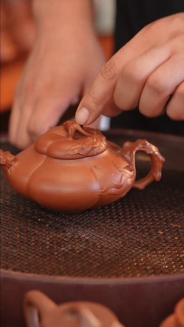 茶壶紫砂原矿手工制作