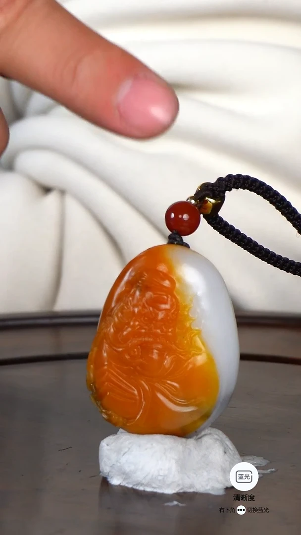 未镶嵌和田玉挂件温***电钟馗