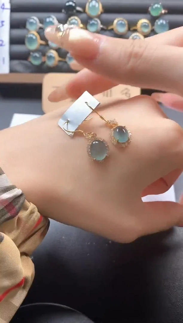 银S925镶嵌戒指翡翠51151·1·1