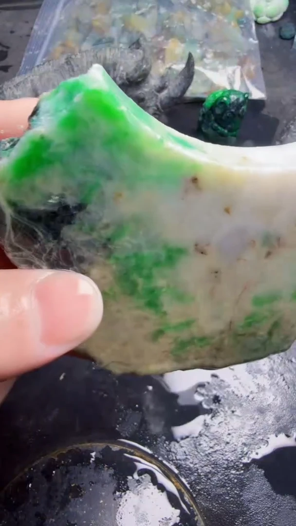 未镶嵌挂件翡翠天然翡翠209