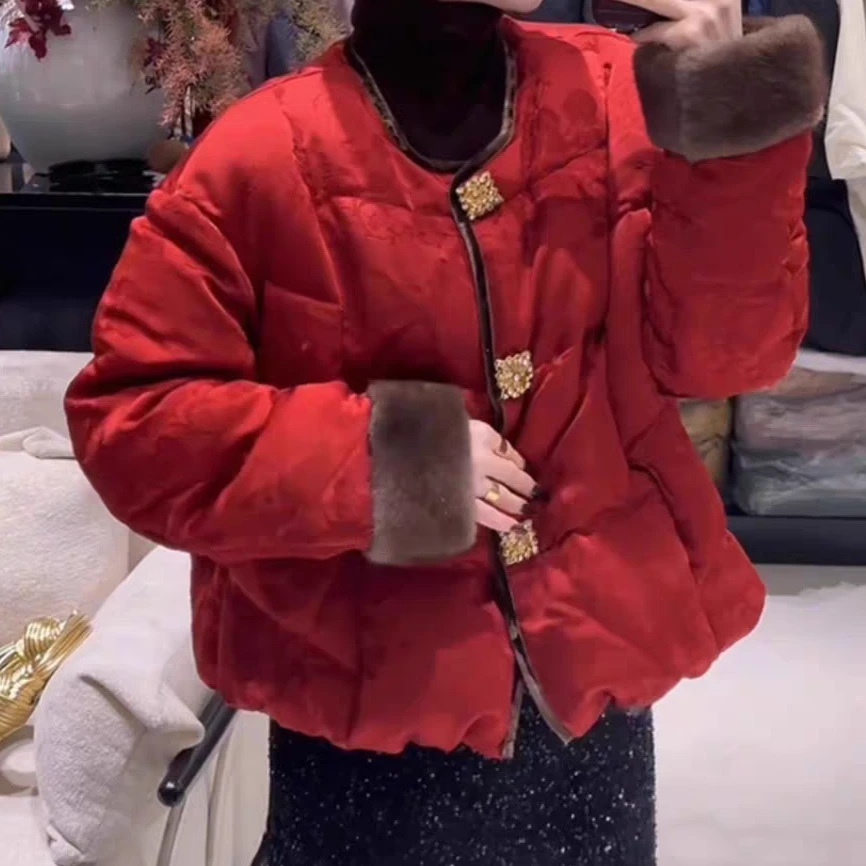 海宁新中式果果休闲百搭冬季外套