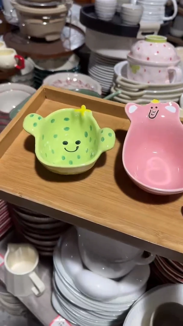 陶瓷2个味碟微瑕凑满20元包邮