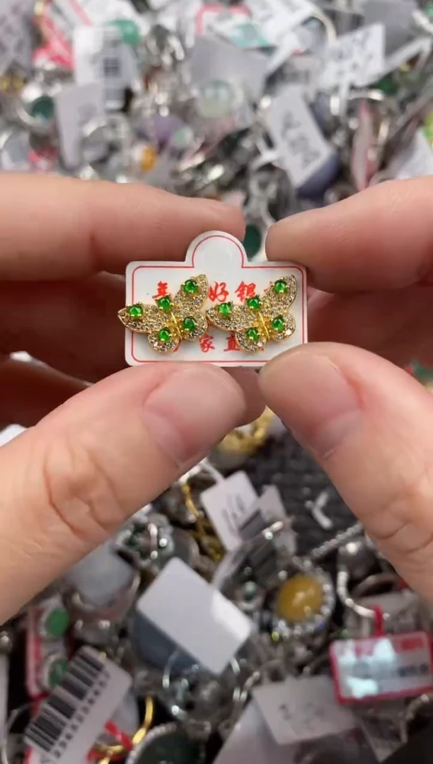 银S925镶嵌戒指翡翠121212----4