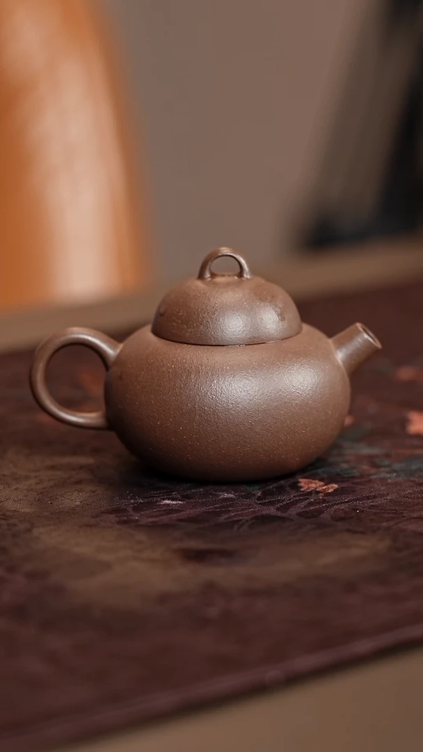 茶壶紫砂紫泥巨轮紫砂壶