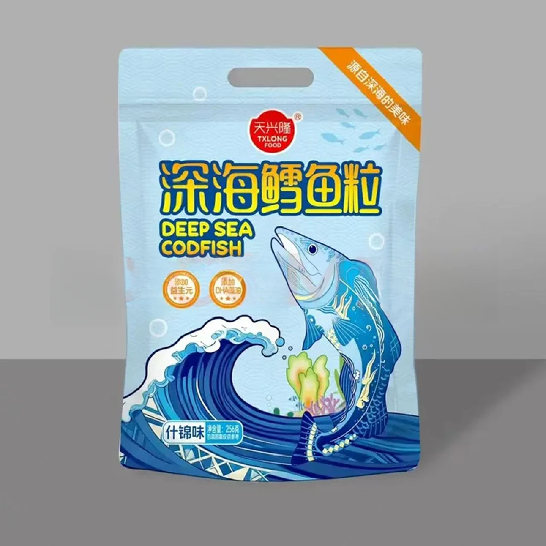 天兴隆深海鳕鱼粒(什锦味)256g*3【日期到2026/11月】