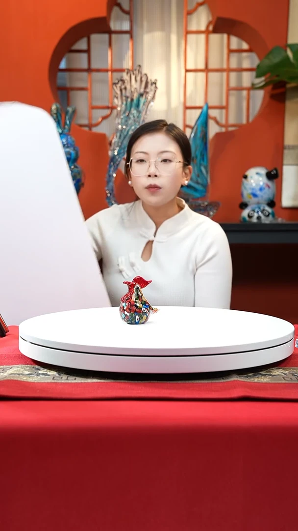 手工艺品琉璃小公鸡