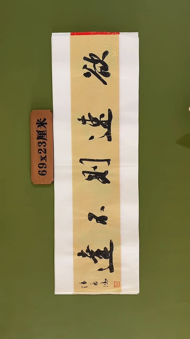 书法书法 张若鸿 尺寸69cm*23cm