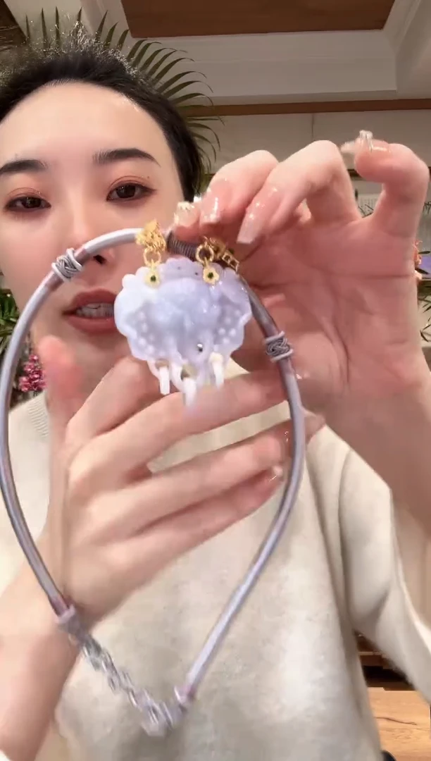 【闪购商品】翡翠颈饰未镶嵌国风