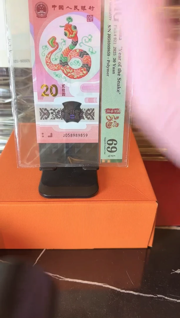 塑料2025 蛇钞 单张 如图