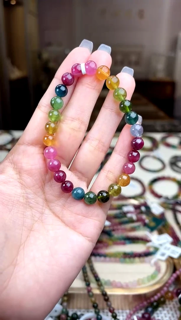 【闪购商品】碧玺/未镶嵌7mm+碧玺单圈多样性发货