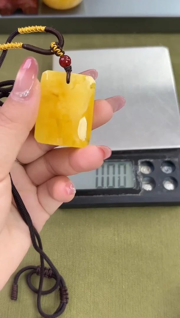 裸石琥珀未镶嵌天然琥珀蜜蜡吊坠 有胶点 介意勿拍