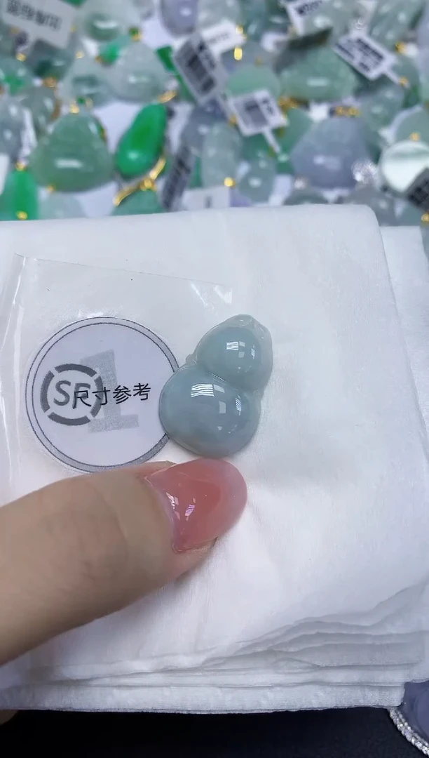 颈饰未镶嵌翡翠天然缅甸翡翠A货百元以上9元证书费自理